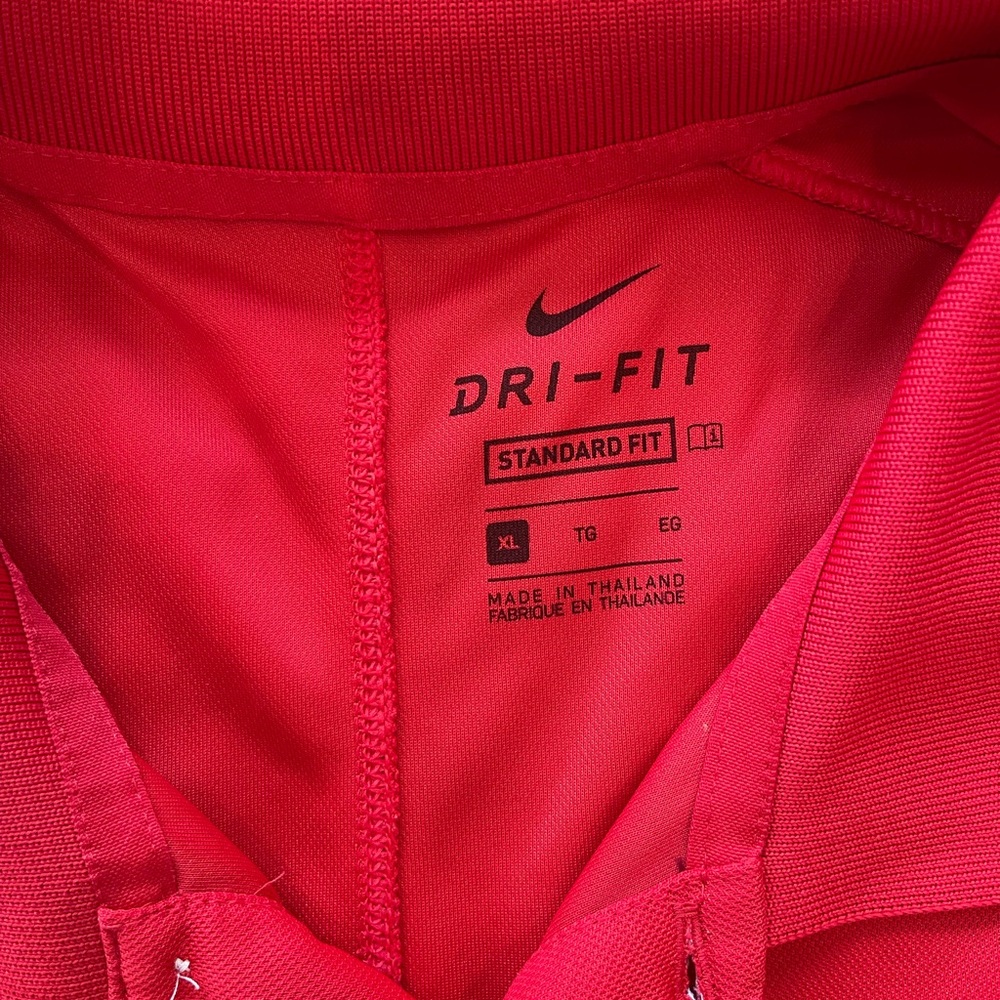 NIKE red polo shirt Men’s XL - Picture 3 of 3